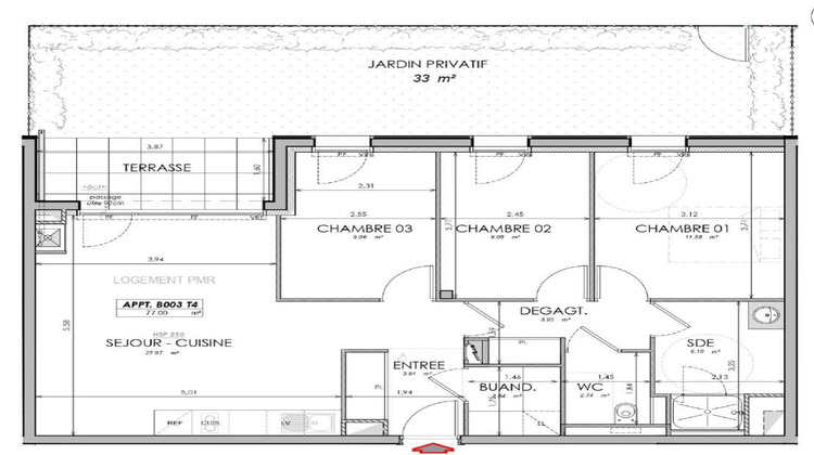 Ma-Cabane - Vente Appartement SAINT-MALO, 77 m²