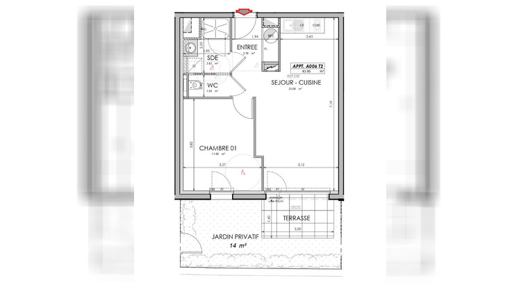 Ma-Cabane - Vente Appartement SAINT-MALO, 43 m²