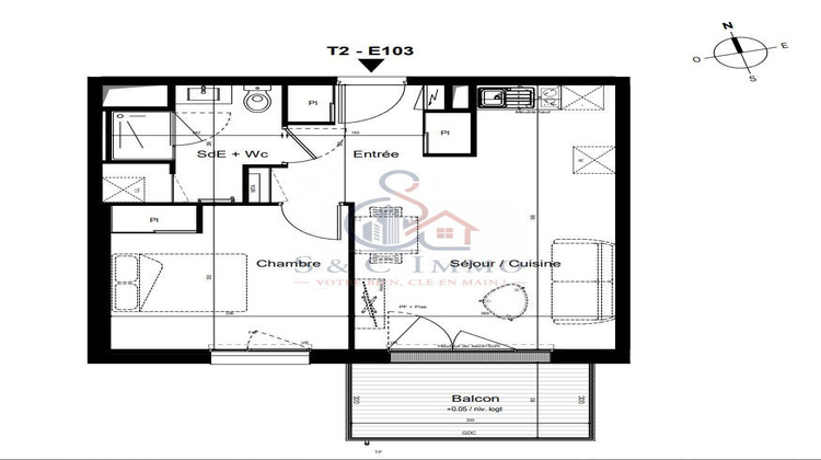 Ma-Cabane - Vente Appartement Saint-Malo, 43 m²