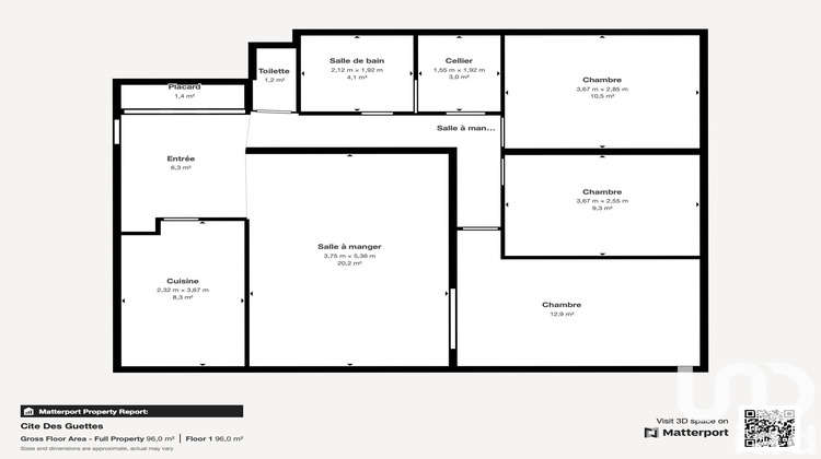 Ma-Cabane - Vente Appartement Saint-Mammès, 81 m²