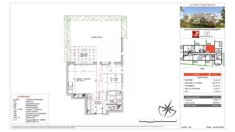 Ma-Cabane - Vente Appartement Saint-Martin-Boulogne, 45 m²