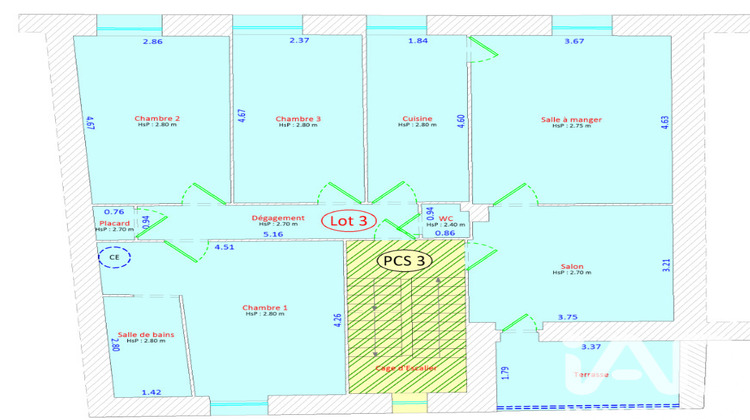 Ma-Cabane - Vente Appartement Saint-Martin-en-Haut, 87 m²