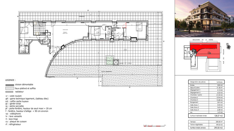 Ma-Cabane - Vente Appartement SAINT-MAUR-DES-FOSSES, 128 m²