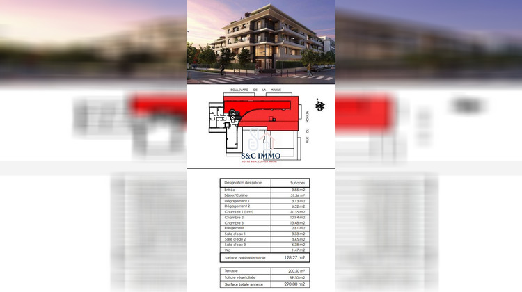 Ma-Cabane - Vente Appartement Saint-Maur-des-Fossés, 128 m²