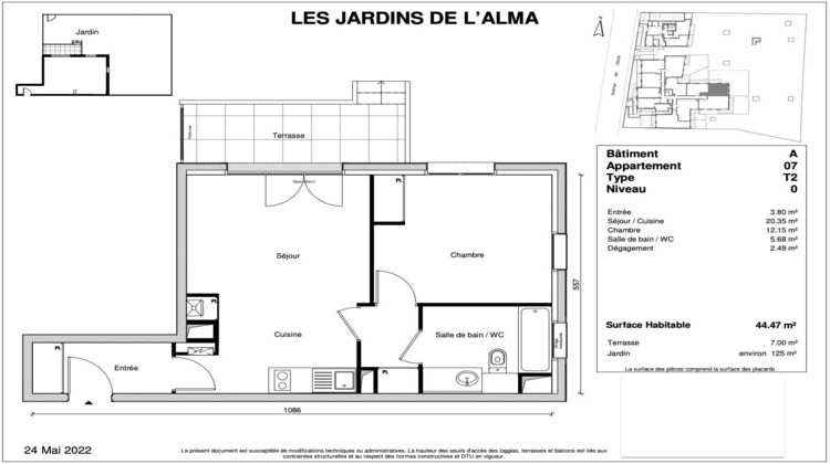 Ma-Cabane - Vente Appartement SAINT-MAUR-DES-FOSSES, 44 m²