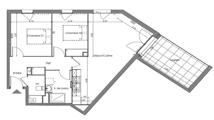 Ma-Cabane - Vente Appartement Saint-Médard-en-Jalles, 69 m²