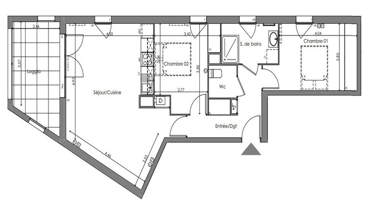 Ma-Cabane - Vente Appartement Saint-Médard-en-Jalles, 68 m²
