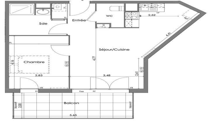 Ma-Cabane - Vente Appartement Saint-Médard-en-Jalles, 47 m²