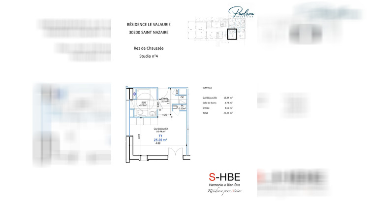 Ma-Cabane - Vente Appartement Saint-Nazaire, 25 m²