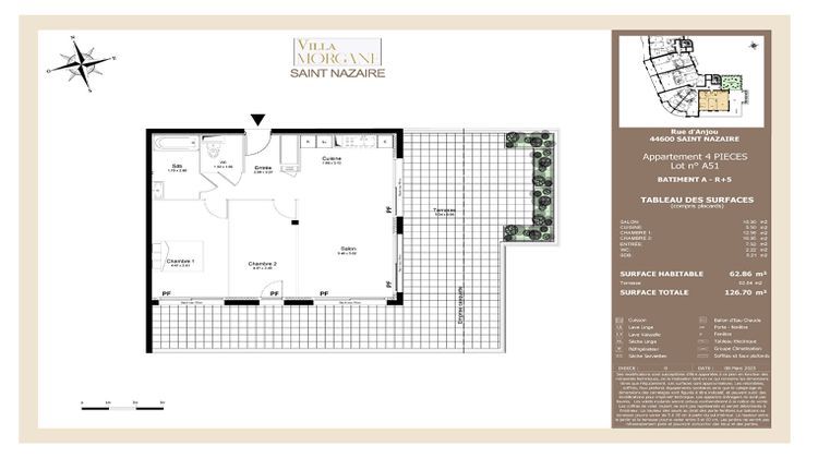 Ma-Cabane - Vente Appartement SAINT-NAZAIRE, 62 m²