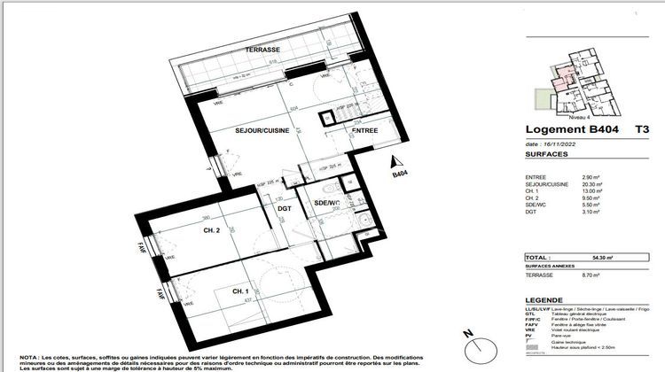 Ma-Cabane - Vente Appartement SAINT-NAZAIRE, 54 m²