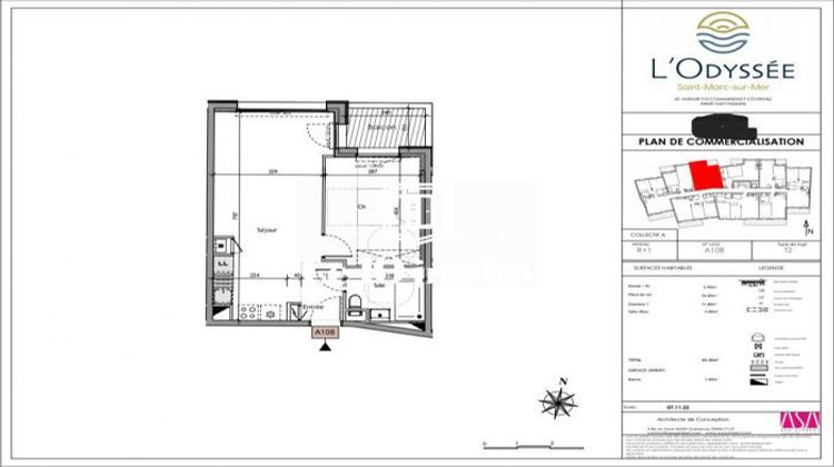 Ma-Cabane - Vente Appartement Saint-Nazaire, 44 m²