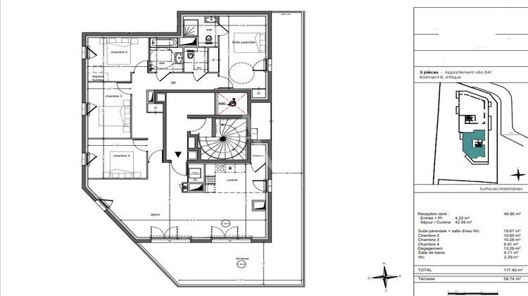 Ma-Cabane - Vente Appartement SAINT-NAZAIRE, 117 m²