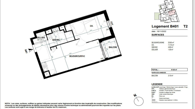 Ma-Cabane - Vente Appartement SAINT-NAZAIRE, 41 m²