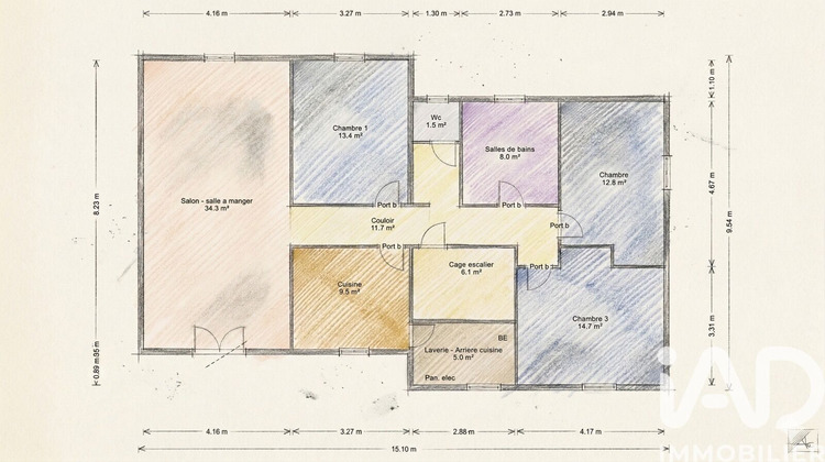 Ma-Cabane - Vente Appartement Saint-Nazaire, 111 m²