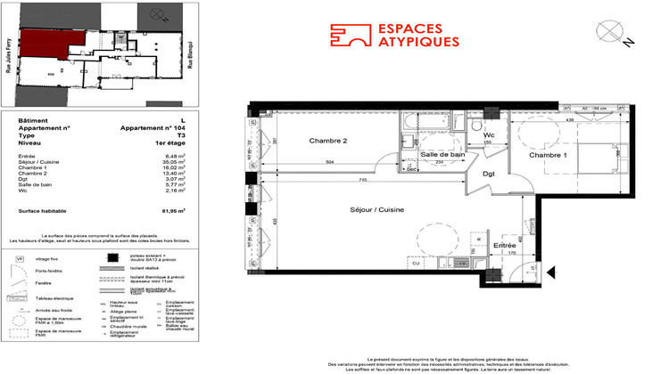 Ma-Cabane - Vente Appartement SAINT-OUEN, 83 m²