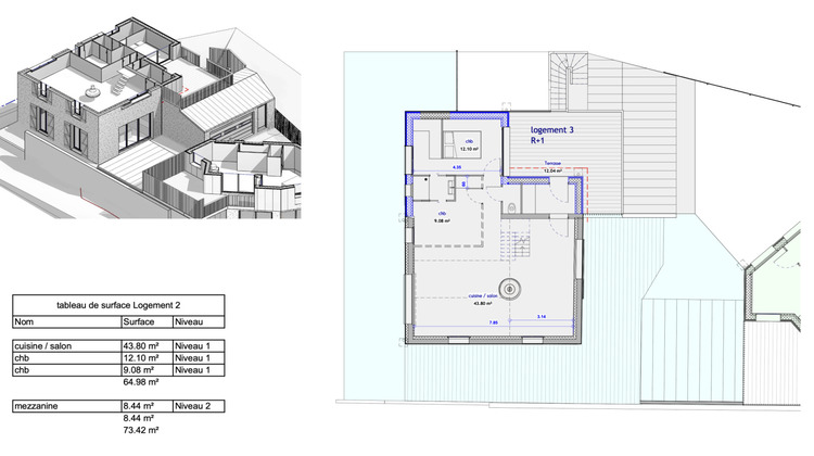 Ma-Cabane - Vente Appartement SAINT-PAIR-SUR-MER, 73 m²