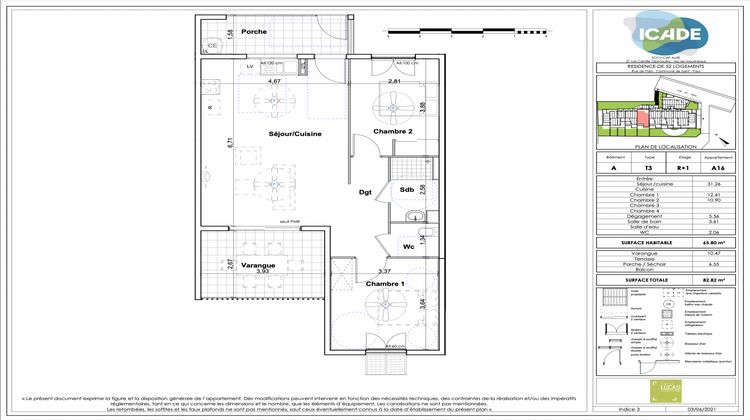 Ma-Cabane - Vente Appartement Saint-Paul, 52 m²