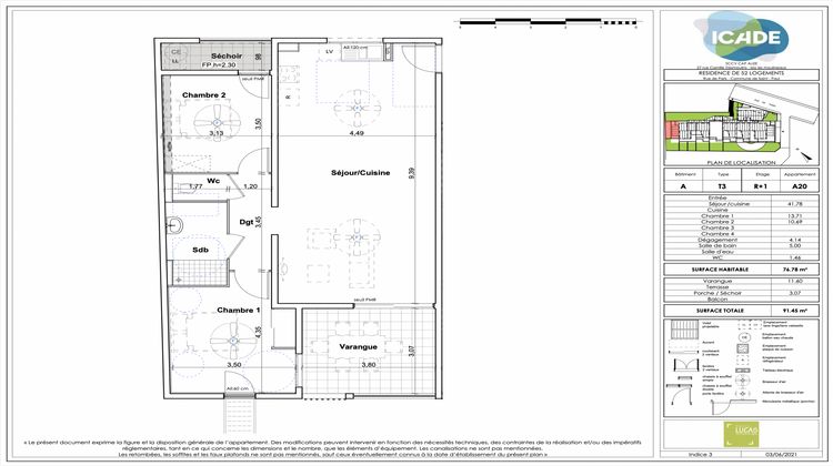 Ma-Cabane - Vente Appartement Saint-Paul, 52 m²