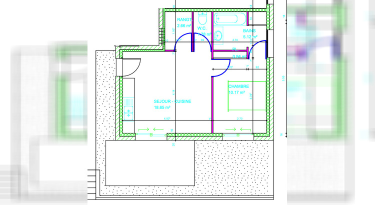 Ma-Cabane - Vente Appartement SAINT-PIERRE-DE-CHANDIEU, 39 m²