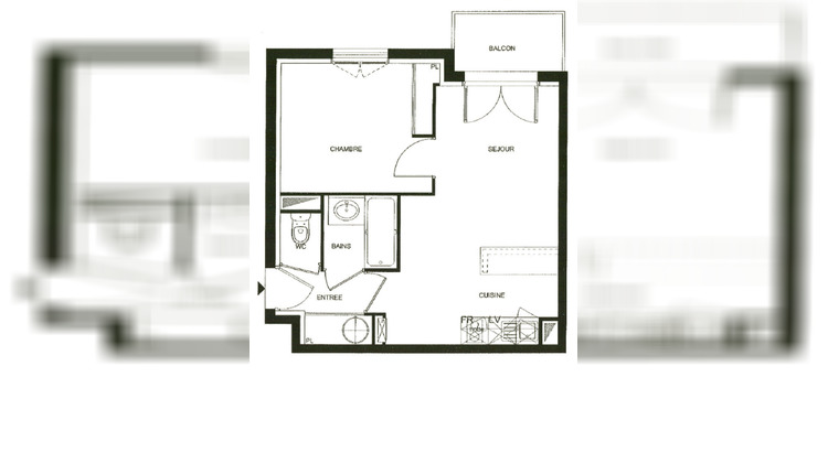 Ma-Cabane - Vente Appartement SAINT-QUENTIN-DE-BARON, 35 m²