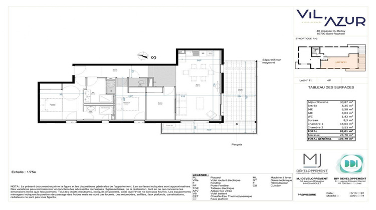 Ma-Cabane - Vente Appartement Saint-Raphaël, 83 m²