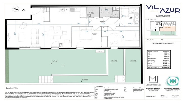 Ma-Cabane - Vente Appartement Saint-Raphaël, 76 m²