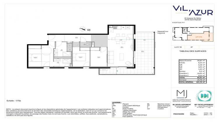Ma-Cabane - Vente Appartement Saint-Raphaël, 83 m²