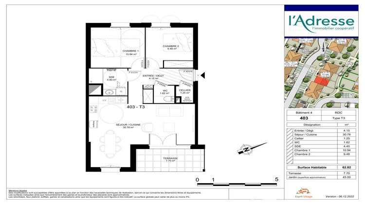 Ma-Cabane - Vente Appartement SAINT-ROGATIEN, 62 m²