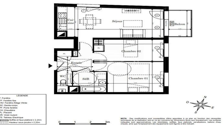 Ma-Cabane - Vente Appartement Saint-Sébastien-sur-Loire, 57 m²