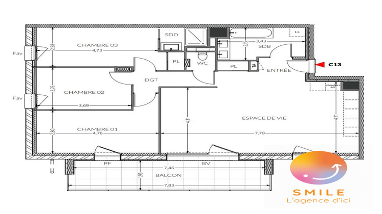 Ma-Cabane - Vente Appartement Saint-Sixt, 67 m²