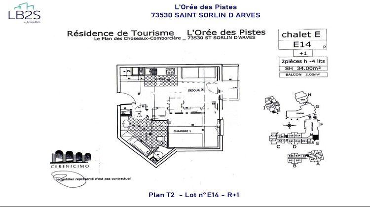 Ma-Cabane - Vente Appartement SAINT SORLIN D'AVES, 32 m²