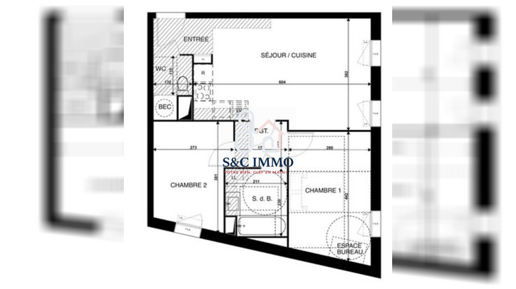 Ma-Cabane - Vente Appartement Saint-Thibault-des-Vignes (), 54 m²