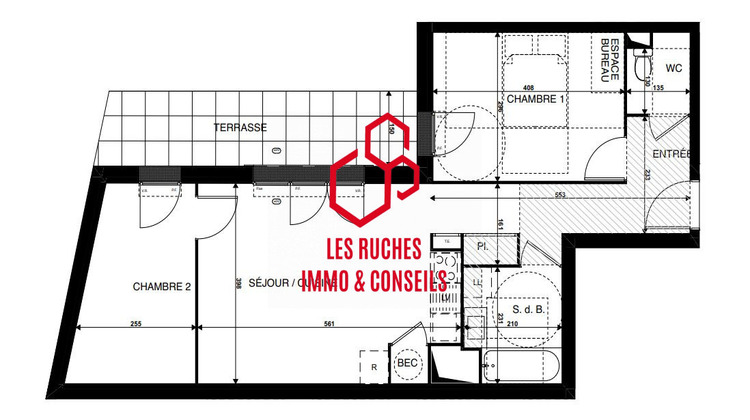 Ma-Cabane - Vente Appartement Saint-Thibault-des-Vignes, 57 m²