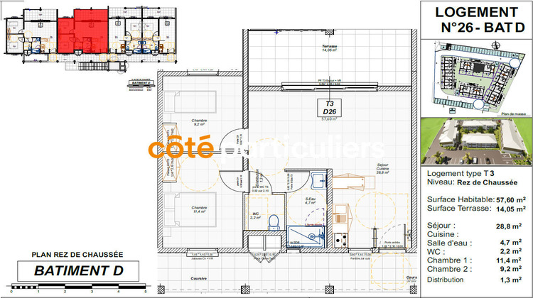 Ma-Cabane - Vente Appartement SAINTE-ANNE, 57 m²