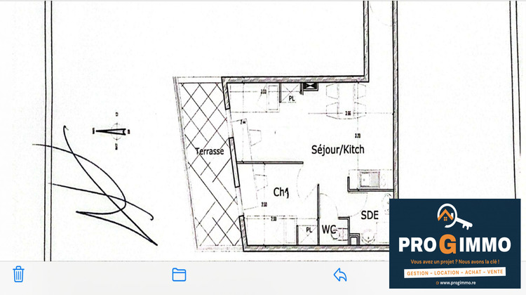 Ma-Cabane - Vente Appartement SAINTE CLOTILDE, 33 m²