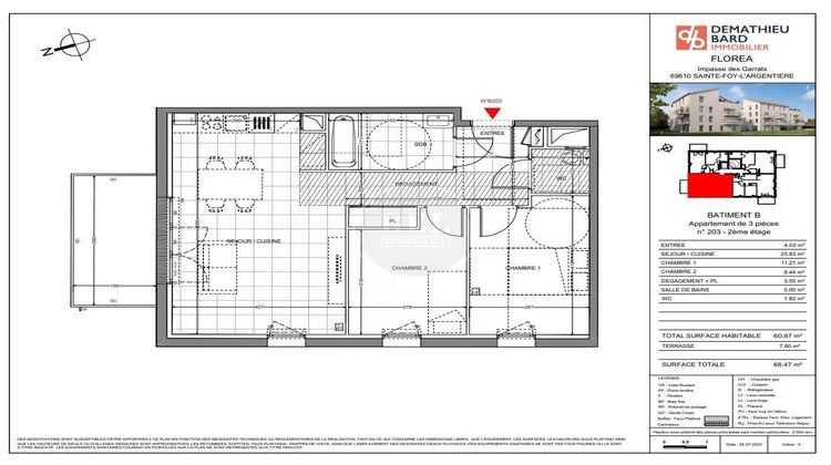 Ma-Cabane - Vente Appartement Sainte-Foy-l'Argentière, 60 m²