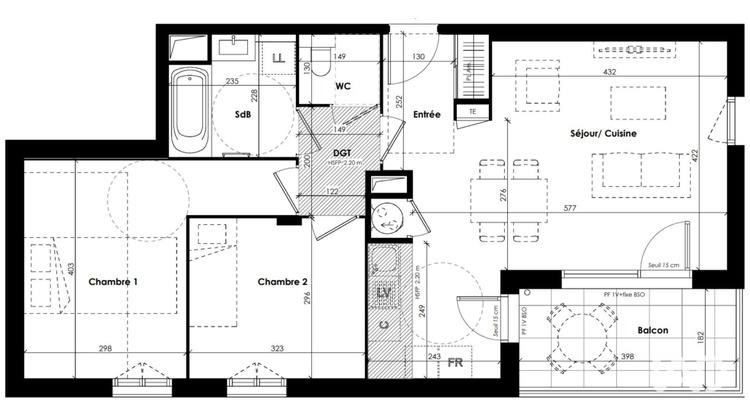 Ma-Cabane - Vente Appartement Sainte-Foy-Lès-Lyon, 65 m²