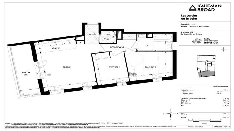 Ma-Cabane - Vente Appartement SAINTE-LUCE-SUR-LOIRE, 65 m²