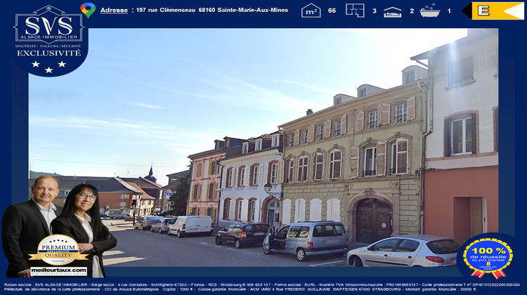 Ma-Cabane - Vente Appartement Sainte-Marie-aux-Mines, 66 m²