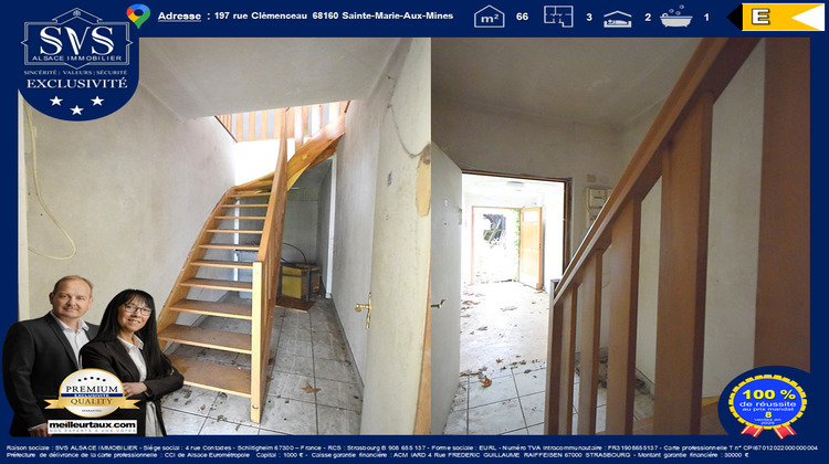 Ma-Cabane - Vente Appartement Sainte-Marie-aux-Mines, 66 m²