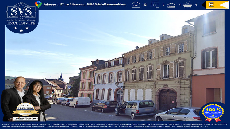 Ma-Cabane - Vente Appartement Sainte-Marie-aux-Mines, 42 m²