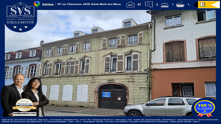 Ma-Cabane - Vente Appartement Sainte-Marie-aux-Mines, 42 m²