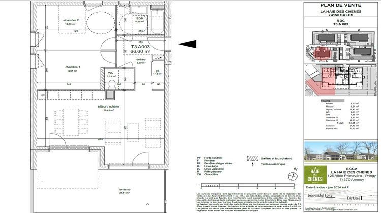 Ma-Cabane - Vente Appartement Sales, 66 m²