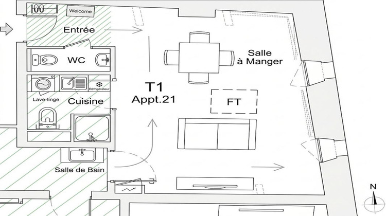 Ma-Cabane - Vente Appartement SAMATAN, 29 m²