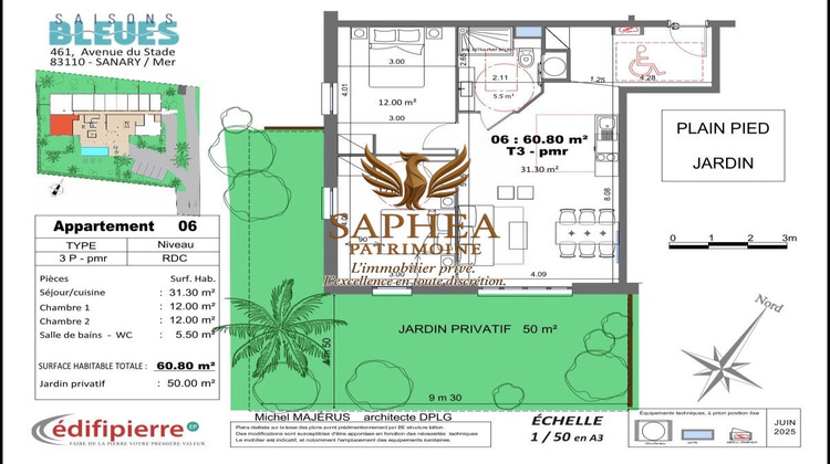 Ma-Cabane - Vente Appartement Sanary-sur-Mer, 63 m²