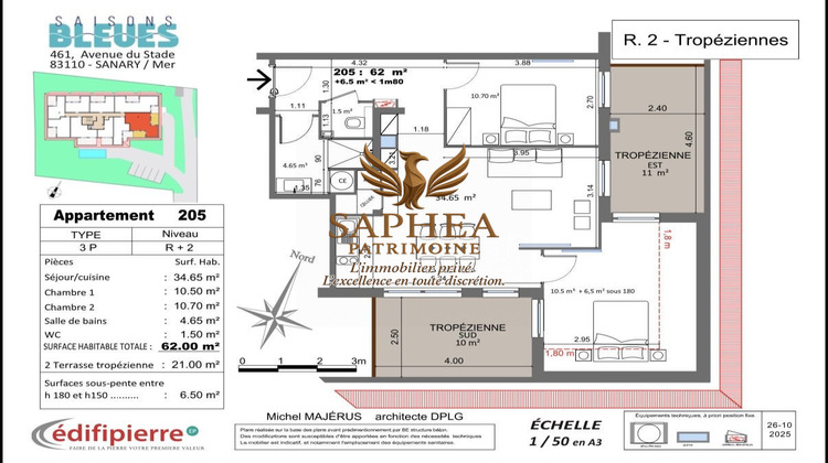 Ma-Cabane - Vente Appartement Sanary-sur-Mer, 64 m²