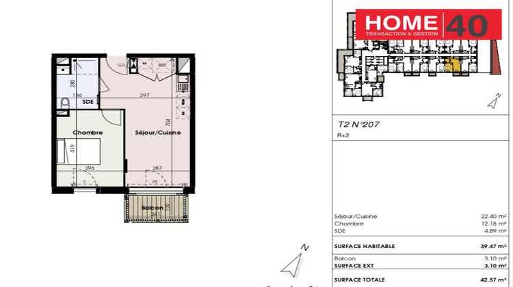 Ma-Cabane - Vente Appartement Sanguinet, 39 m²