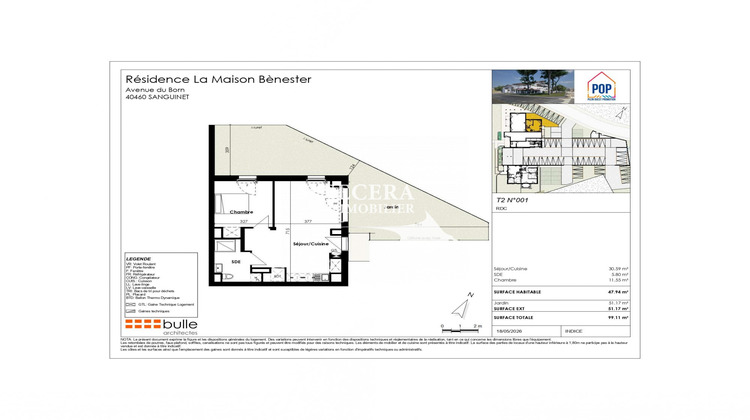 Ma-Cabane - Vente Appartement Sanguinet, 48 m²