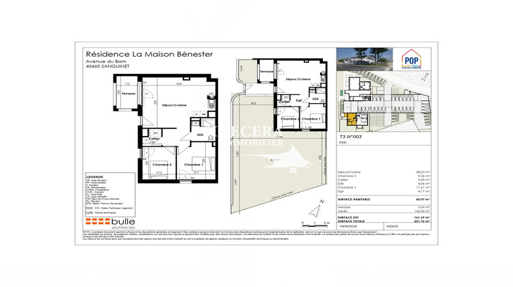 Ma-Cabane - Vente Appartement Sanguinet, 60 m²
